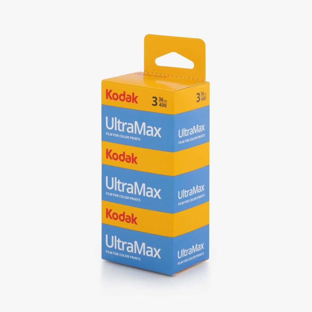 KODAK Ultra Max 400 135/36 – Pellicola a Colori 35mm Alta Prestazione