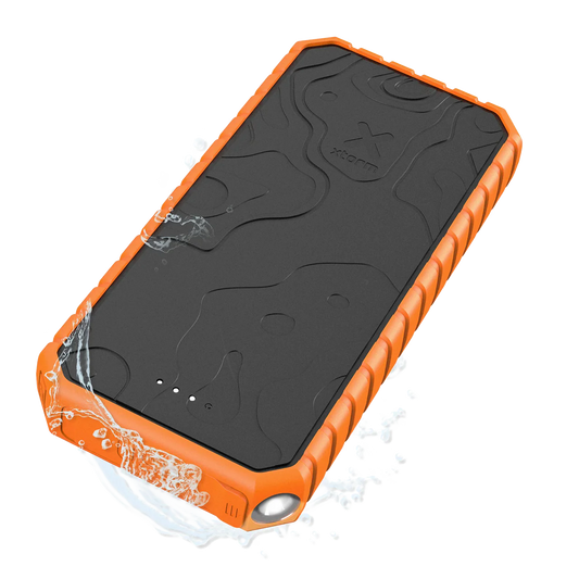 Xtreme Power Bank Rugged 35W - 20.000 mAh - Outdoor - Waterproof with Flashlight - Quick Charge 3.0