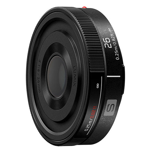 Obiettivo LUMIX S 26 mm F8 (S-R26) con attacco a L